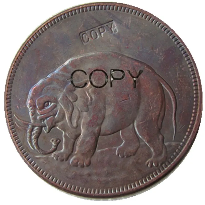 1694 Лондонский жетон слона половина Пенни колониальный Coinage толстый Планше копия
