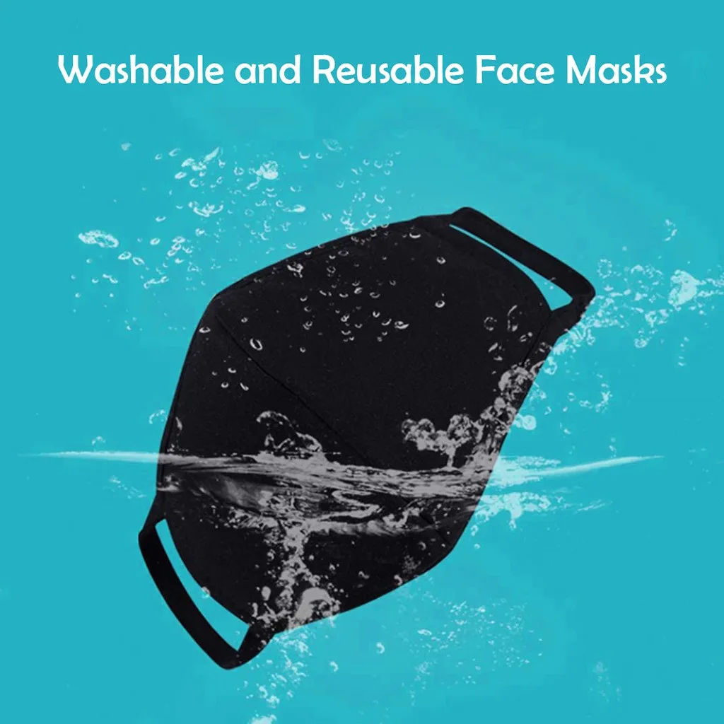 

Wholesale Unisex Face Mouth Mask Washable Reusable Dustproof Pm2.5 Windproof Foggy Haze Pollution Face Masks Mascarillas