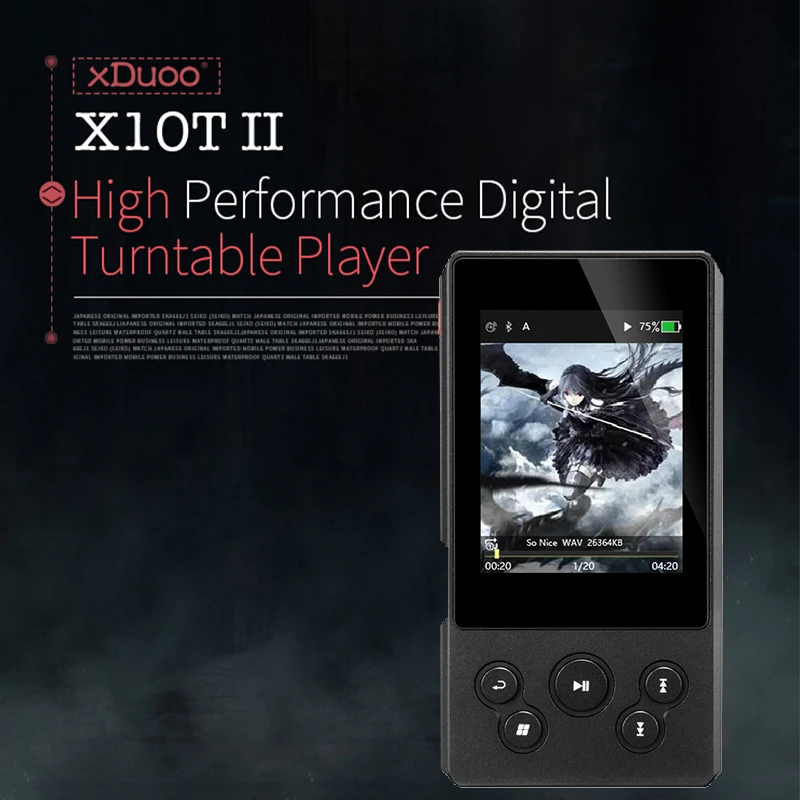 Профессиональный цифровой проигрыватель музыки XDUOO X10T II Bluetooth MP3 плеер DSD256 PCM 384HKz/32