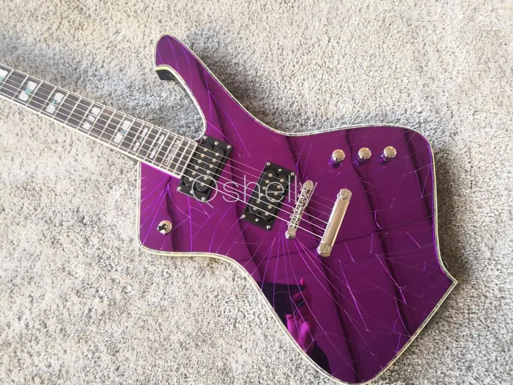 Высшее качество QShelly пользовательские фиолетовые трещины зеркало PS10LTD Ледяной