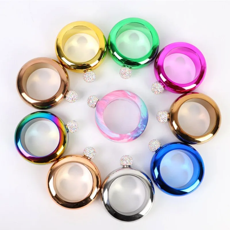 1Pcs Creative Rvs Armband Kolven Draagbare Wijn Whisky Pot Flagon Drinken Fles Keuken Wijn Pocket Container 1Pcs Creative Rvs Armband Kolven Draagbare Wijn Whisky Pot Flagon Drinken Fles Keuken Wijn Pocket Container