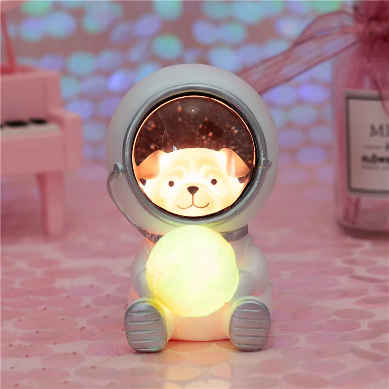 Galaxy Guardian LED Night Light Nursery Moon Lamps Astronaut Table Decorative Lights Baby Kids Toys Birthday Gift DropShipping