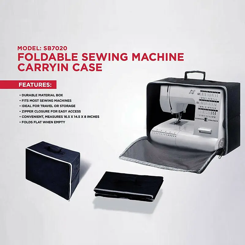 

Dust Cover Tote Bag for Sewing Machine Home Travel Protective Storage Case Pouch C44