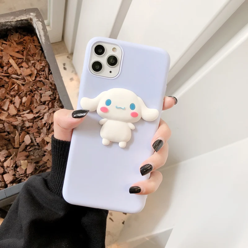 Мягкий чехол для телефона с куклой в виде облака Samsung Galaxy A21S A11 A01 A31 A41 A51 A71 A81 A91 M11 M21