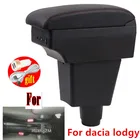 Подлокотник для dacia, лодка, центральный ящик для хранения, автомобильные аксессуары, интерьер с USB светодиодный