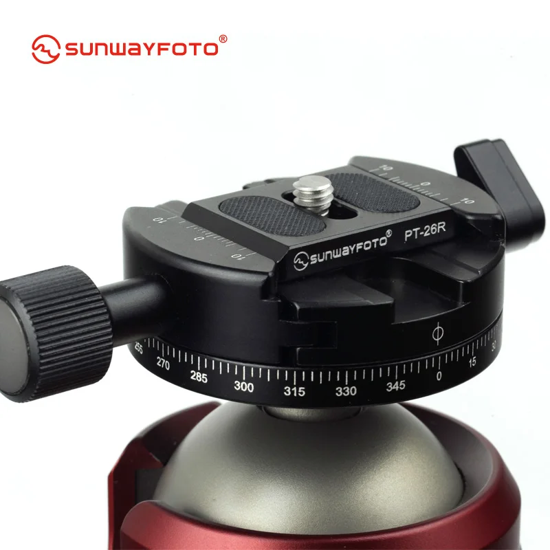 Головка штатива SUNWAYFOTO PT-26R БЫСТРОРАЗЪЕМНАЯ пластина для DSLR камеры головка