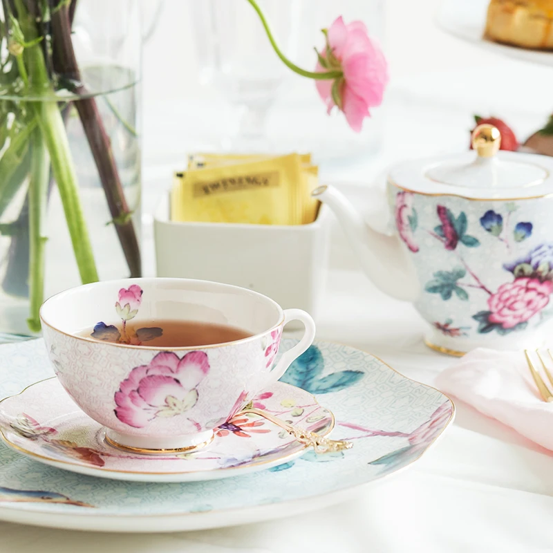 Набор чашек для чая в европейском стиле винтажная чашка кофе из фарфоровой