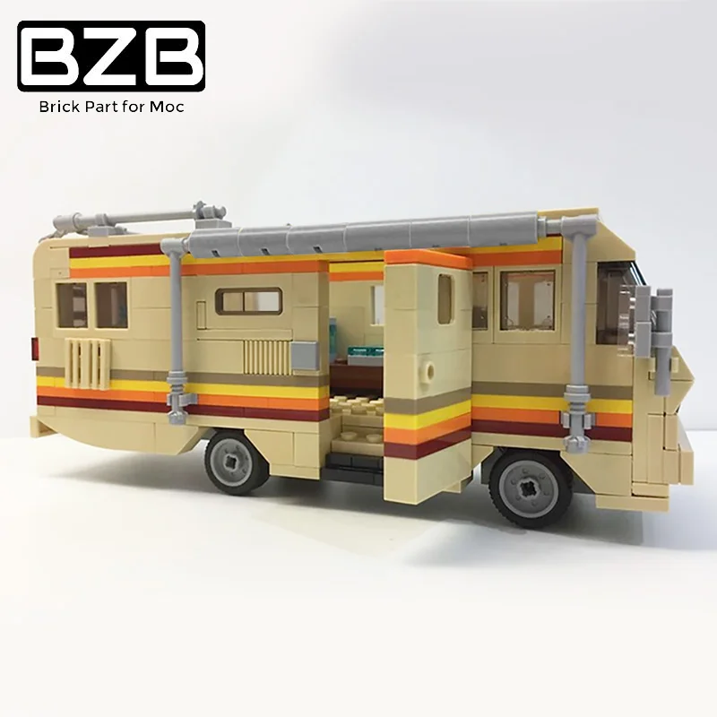 

BZB MOC 17836 Breaking Bad RV Lab RV Truck Building Block Model Bricks Decoration Kids Boys DIY Educational Game Toys Best Gifts