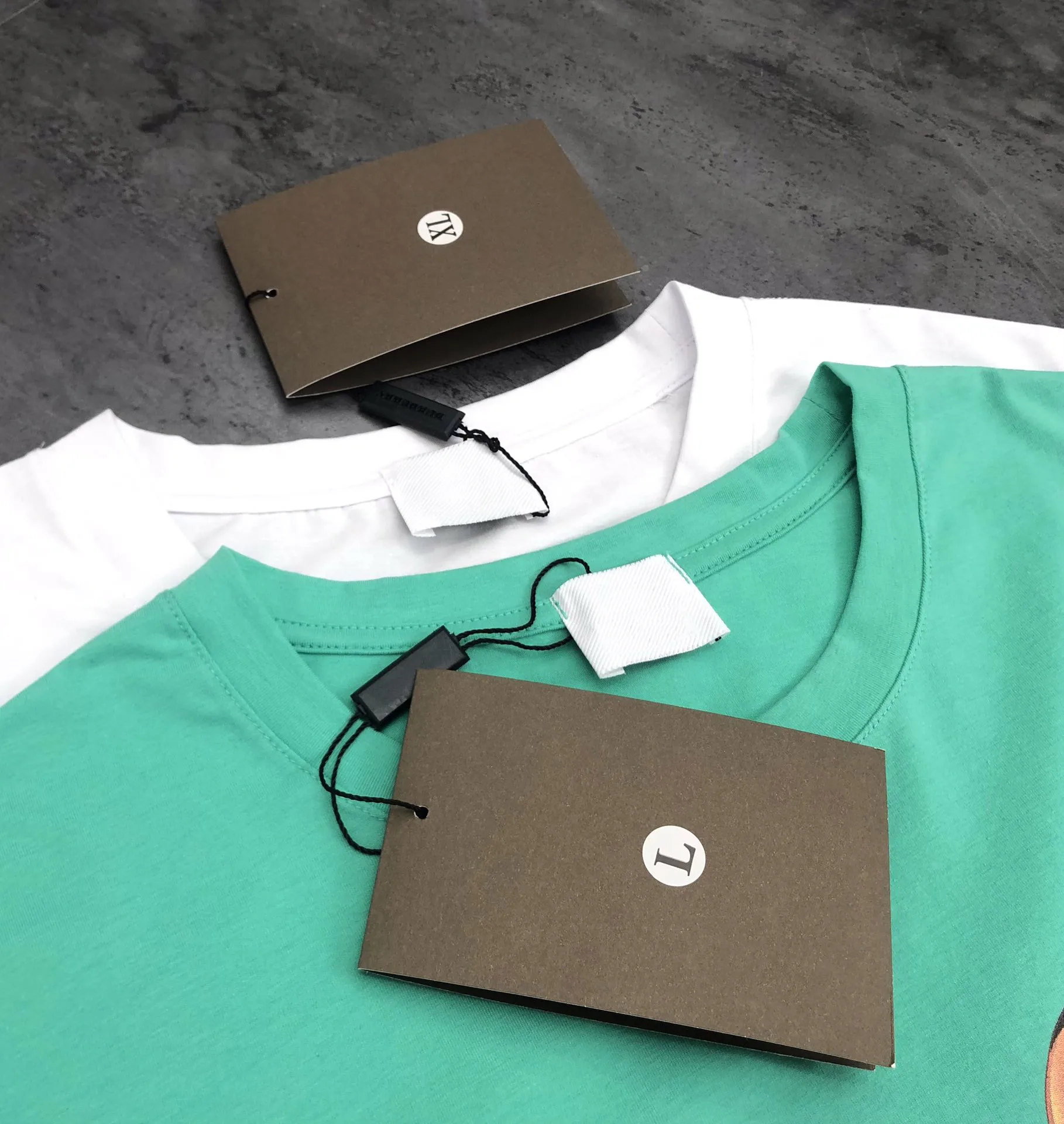 

2021 T-shirt summer new casual round neck print short-sleeved classic wild couple tops high street men and women short-sleeved