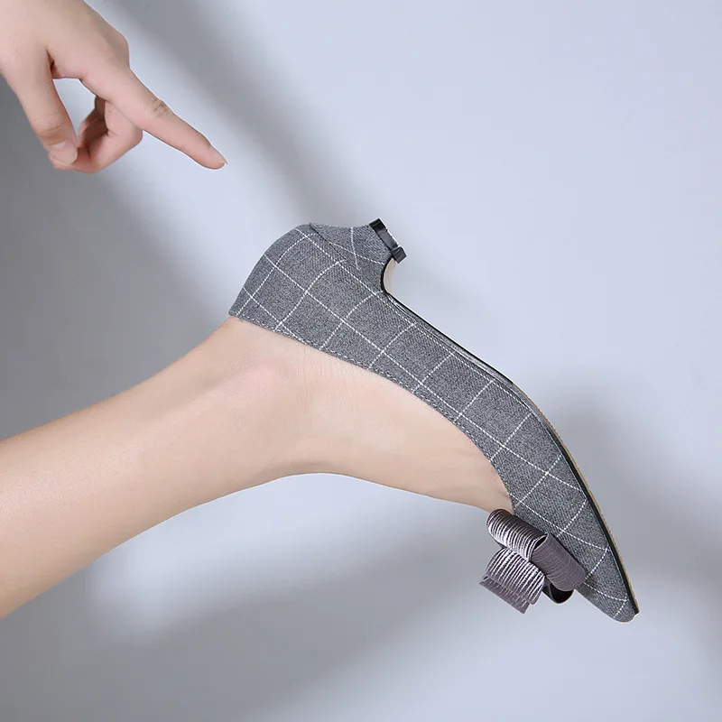 Женские туфли-лодочки с острым носком сезон весна-лето свадебные женские модные