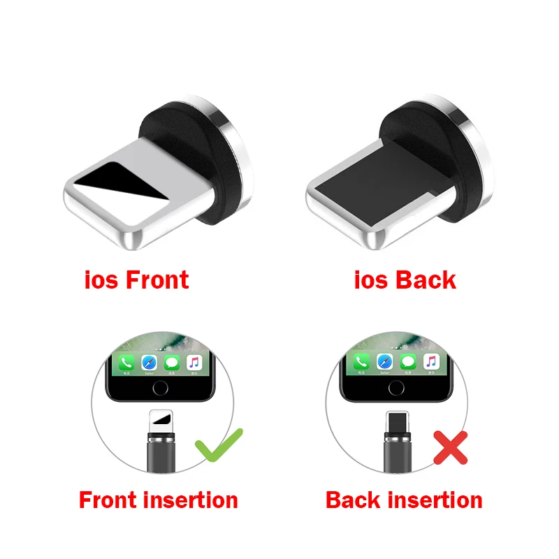 Светодиодный магнитный usb-кабель для быстрой зарядки USB type C Магнитный зарядный