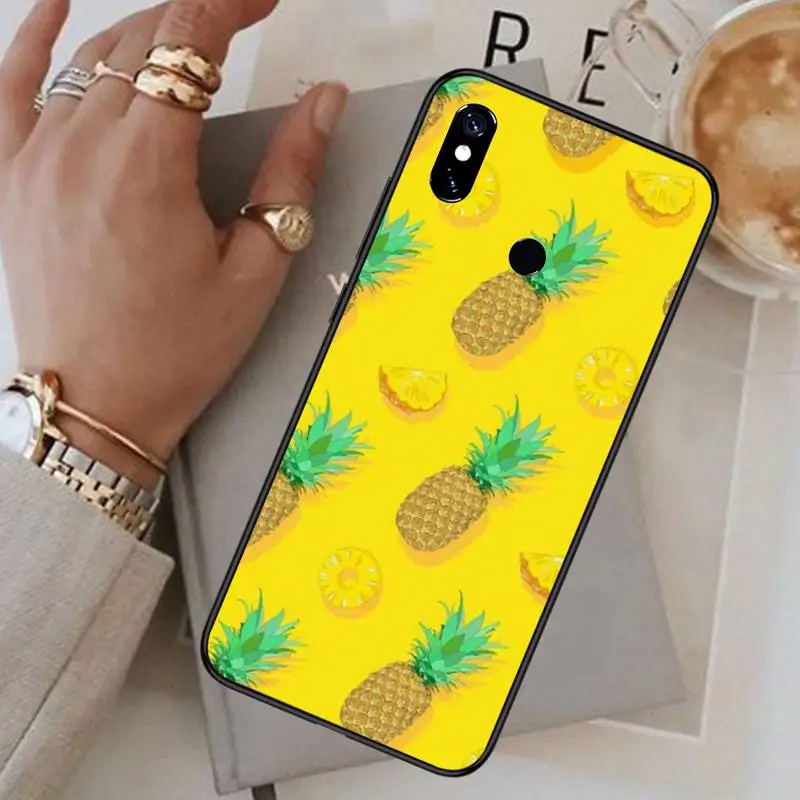 

Summer Pineapple food fruit Phone Case For Xiaomi Redmi note 7 8 9 t max3 s 10 pro lite
