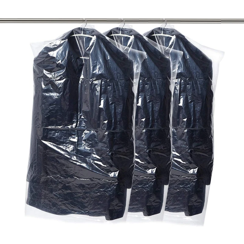Пылезащитные сумки для сухой уборки 50 шт. багажа платьев постельного белья
