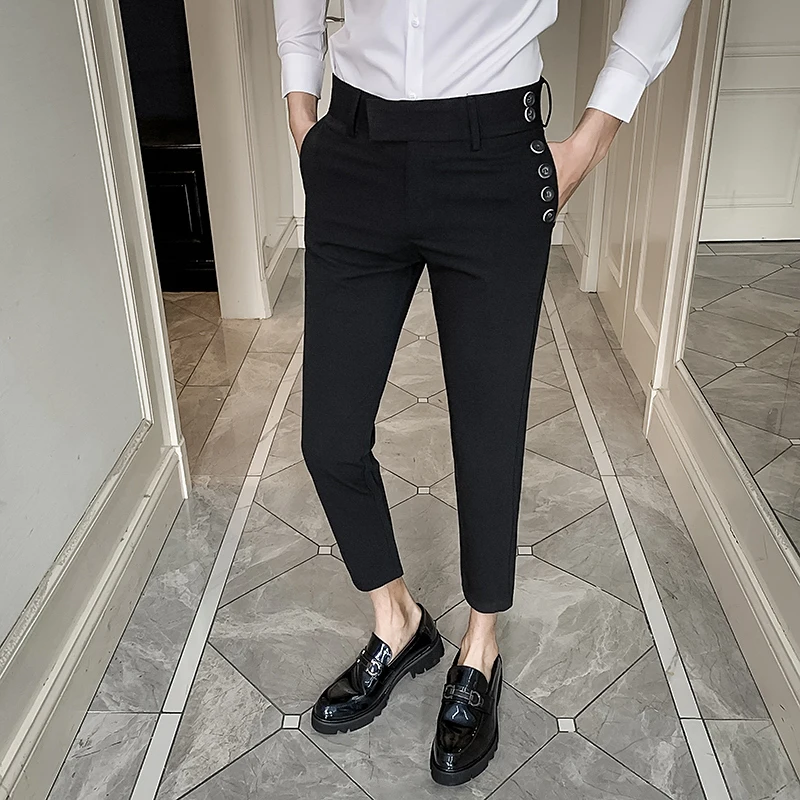 Брендовая мужская одежда весна 2020 высокое качество повседневный деловой костюм