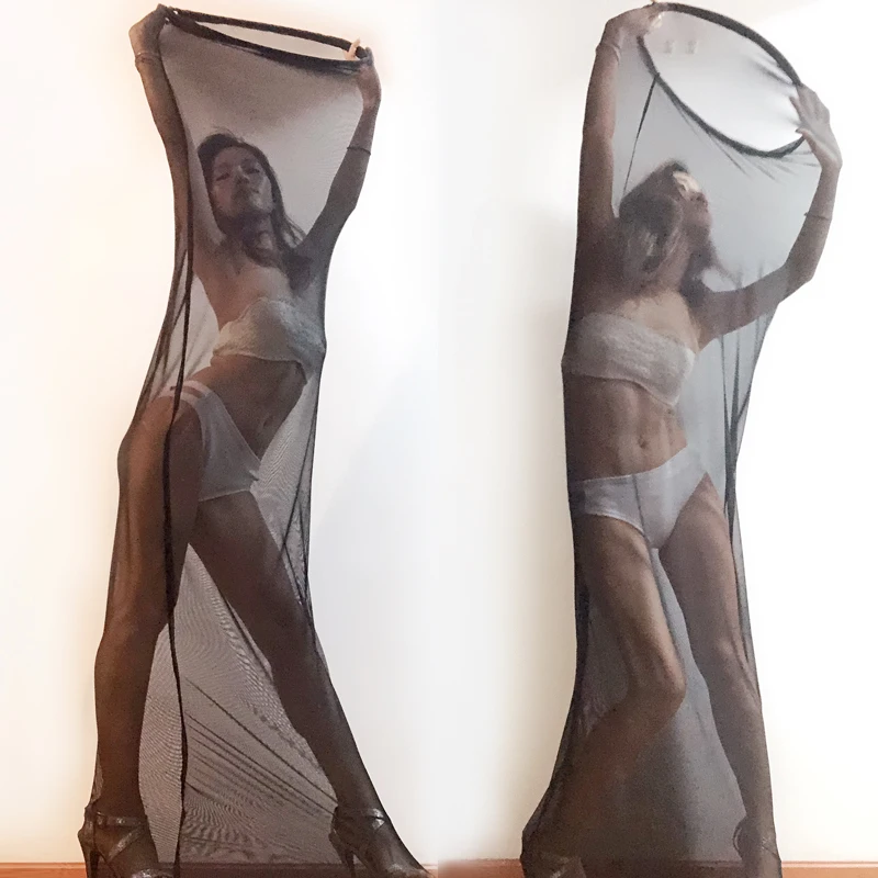 Сексуальное платье для ночного клуба сетчатый чехол девочек реквизит сцены