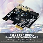 PCI-E к PCIe адаптер PCI-Express 1x до 16x карта майнинга Riser от 1 до 4 USB 3,0 множитель для майнинга биткоинов BTC