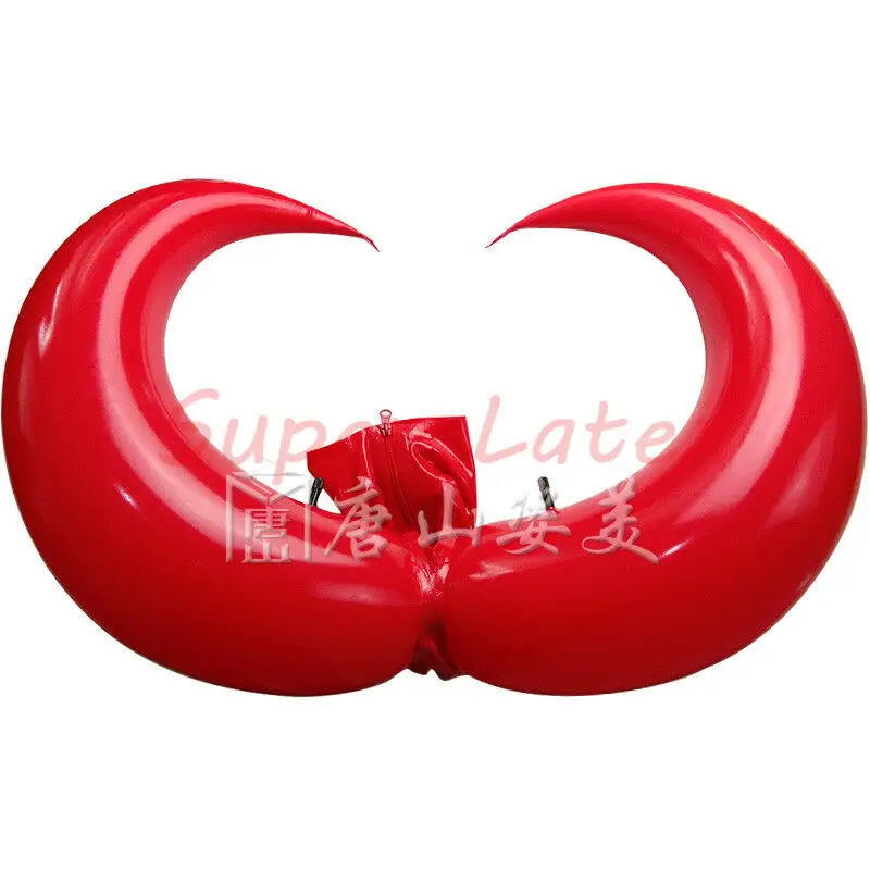 Latex Mask Inflatable Bar Show Open face Hood Customized |
