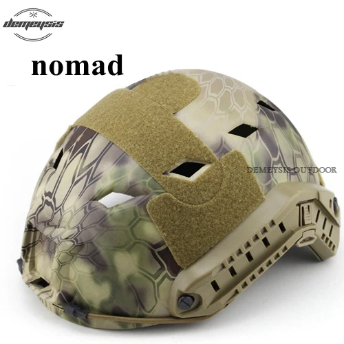 nomad 54-62 см армейский тактический боевой шлем военный страйкбол быстрые шлемы головной защитный охотничий Cs Wargame шлем для съемки - Цвет: nomad