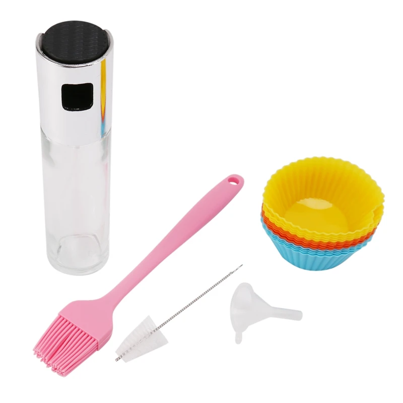 100 мл смазки для приготовления бутылки для оливкового масла Спреер Мистер ББК Салат выпечка жарение жарение.