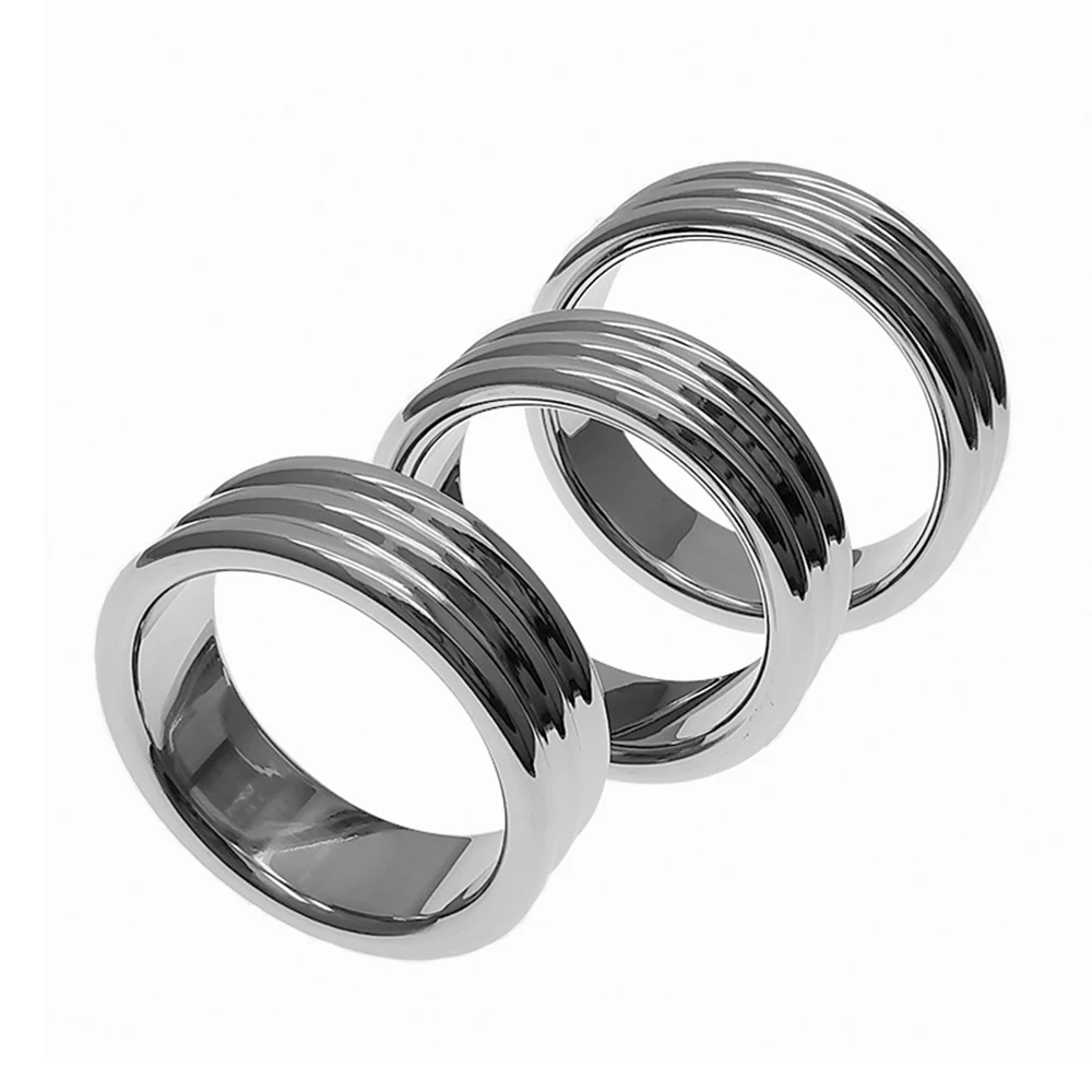 Кольцо на пенис из нержавеющей стали растягивающее кольцо для пениса с задержкой