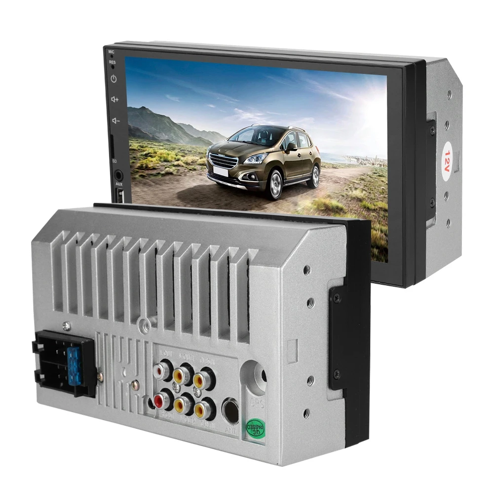 7-дюймовый автомобильный радиоприемник HD двойной Din Bluetooth mp5-плеер FM-радио USB AUX