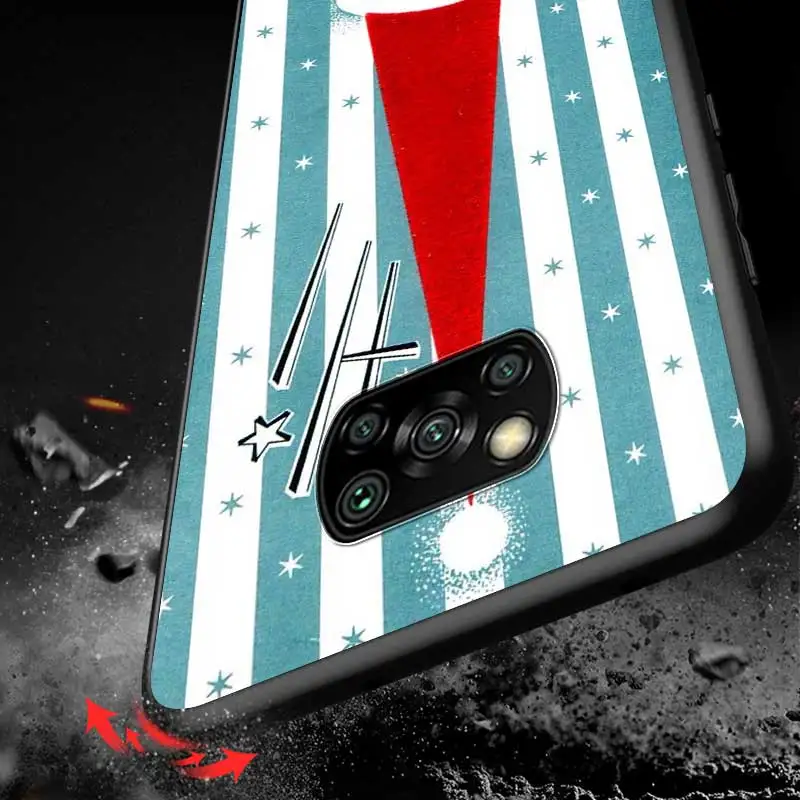 

Christmas Holiday For Xiaomi Redmi K30 K30S Mi 10T Lite Pro Poco X3 NFC X2 M3 M2 F2 Pro C3 F1 Black Phone Case