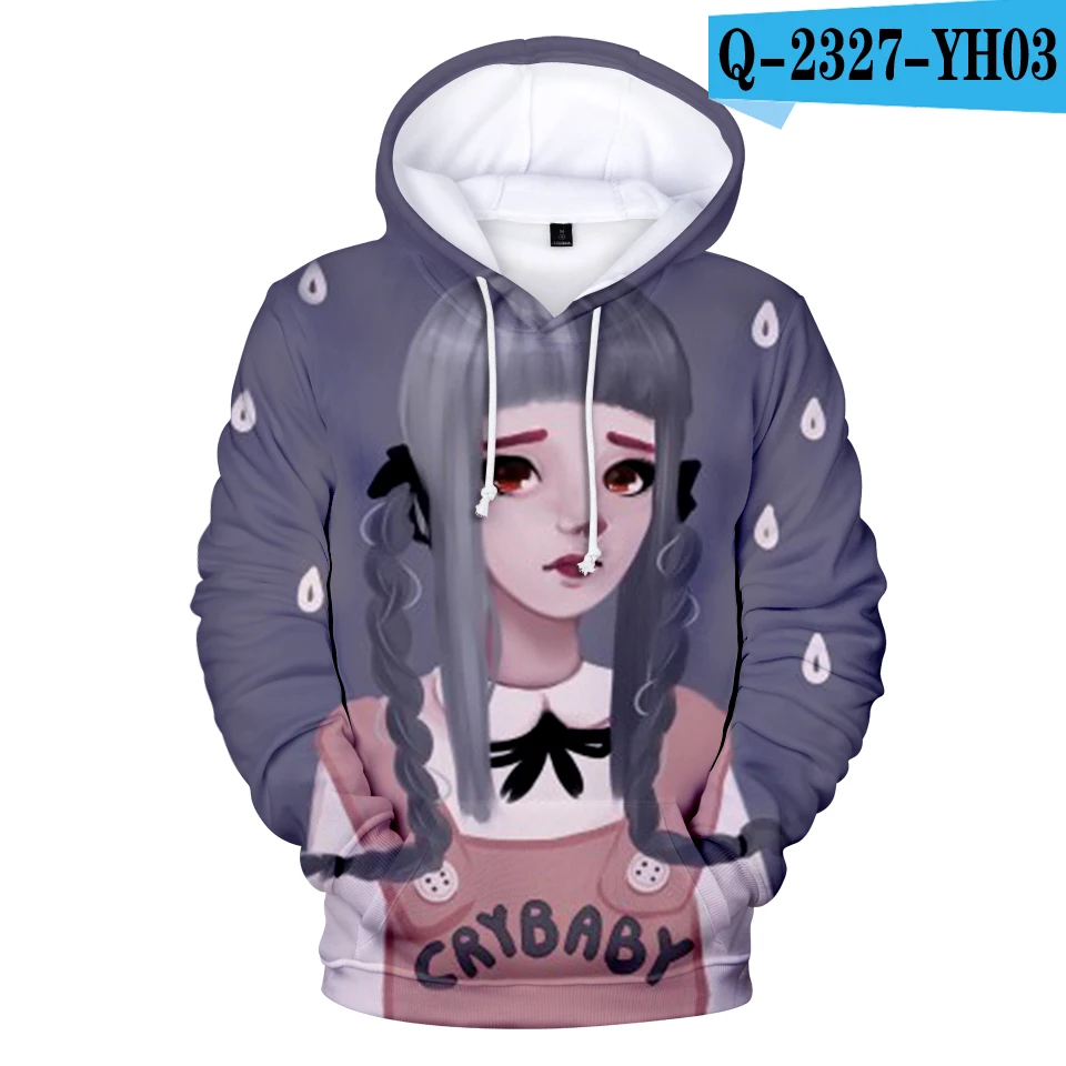 Толстовка cry baby Мелани Мартинес мужская одежда полиэстер толстовка весна осень мужской повседневный Harajuku уличная - Цвет: 3D