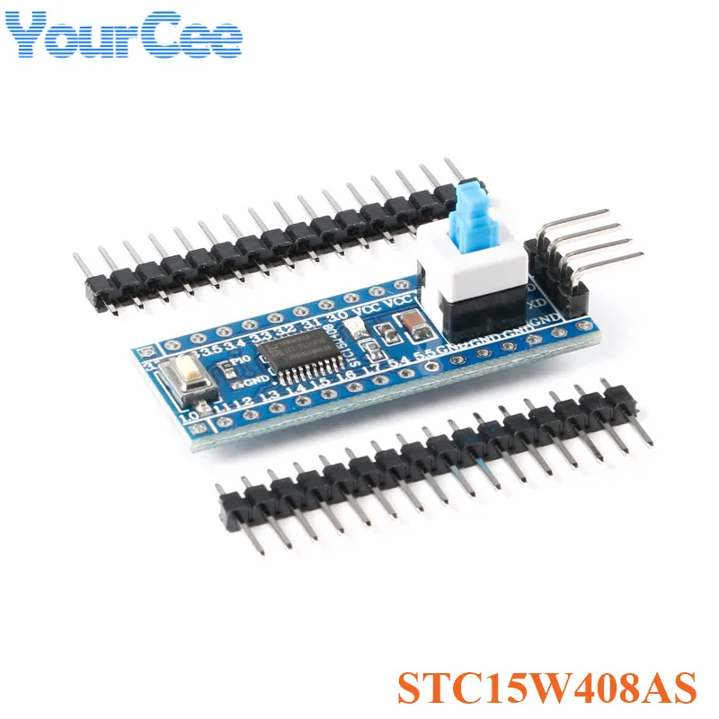 STC15W408AS минимум 51 MCU макетная основная обучающая плата модуль управления TTSOP20 2,5-5,5 В 2,54 мм