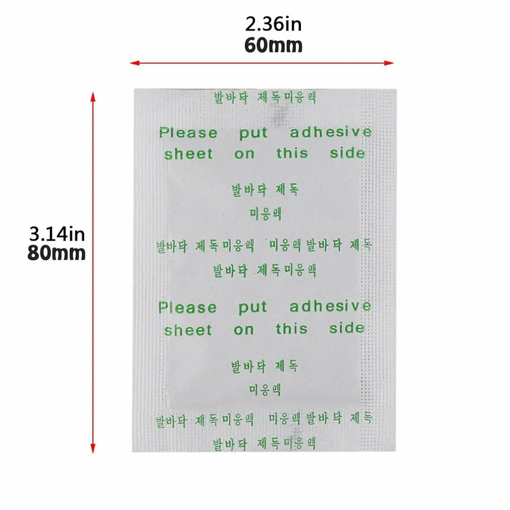 

Bamboo Vinegar Foot Stickers Body Detox Foot Stickers Adult Health Foot Stickers 10Pcs/20Pcs Bag Foot Stickers