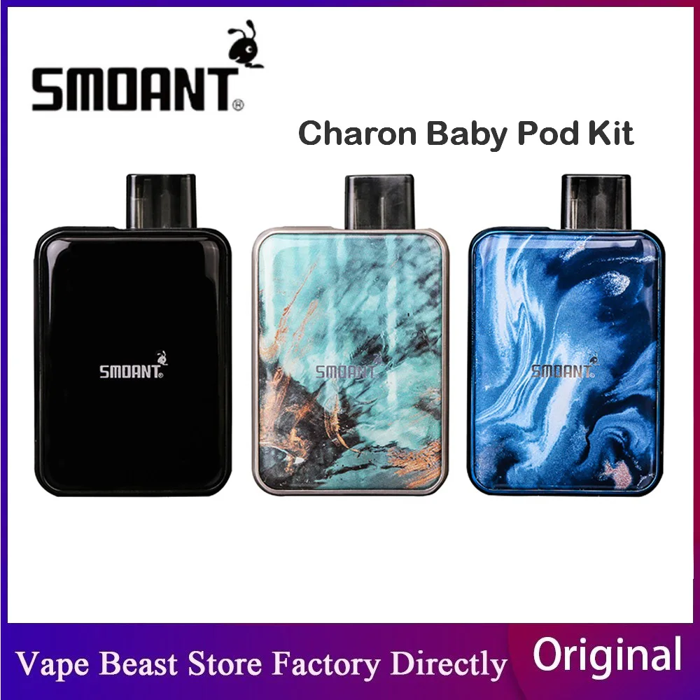 Оригинальный набор Smoant Charon Baby Pod батарея 750 мАч картридж 2 мл катушки Ом для