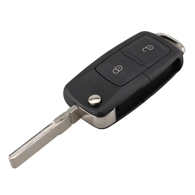 2 кнопки флип дистанционного ключа Fob чехол 434 МГц ID48 чип для VW Beetle Bora Golf Passat Transporter