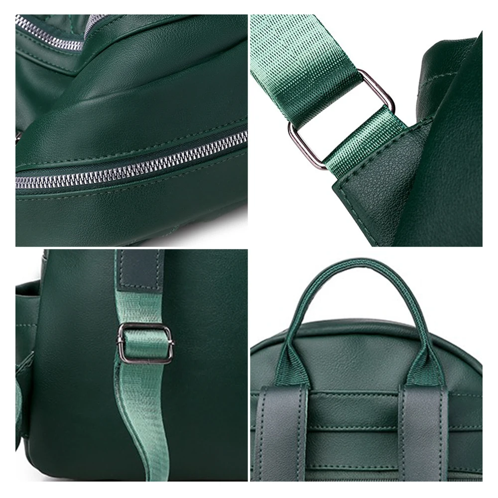 Высококачественные сумки на плечо из искусственной кожи женский рюкзак Модный