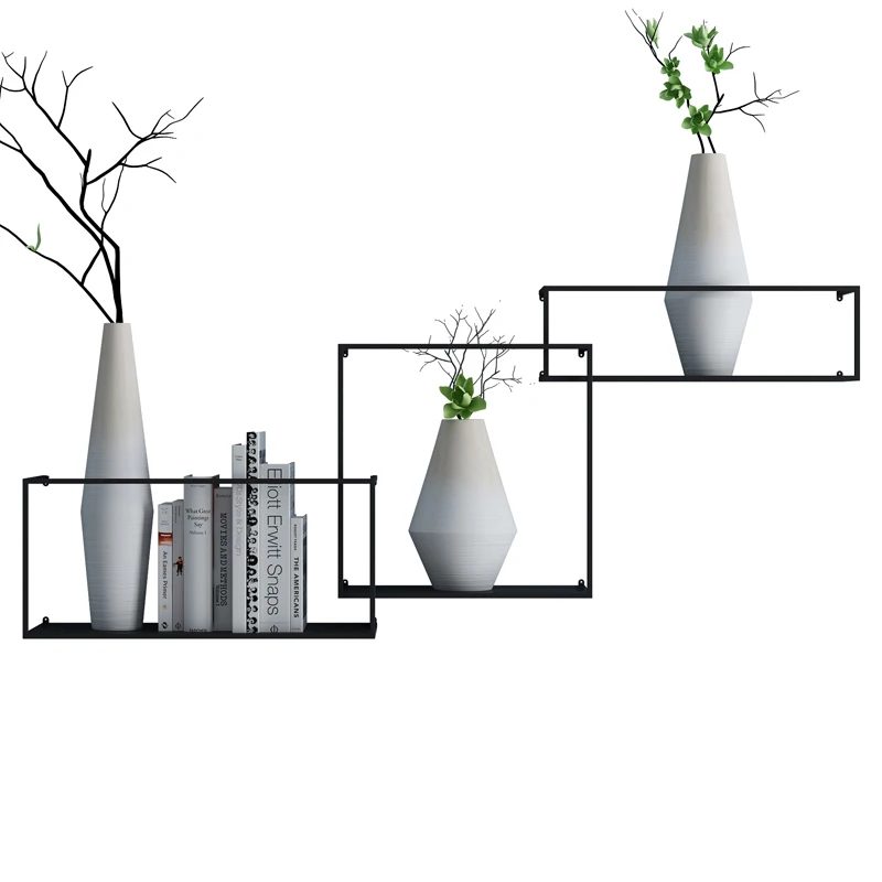 

Design easy storage Nordic wall storage rack exquisite small wall hanging living room simple wall hanging high quality wrought i