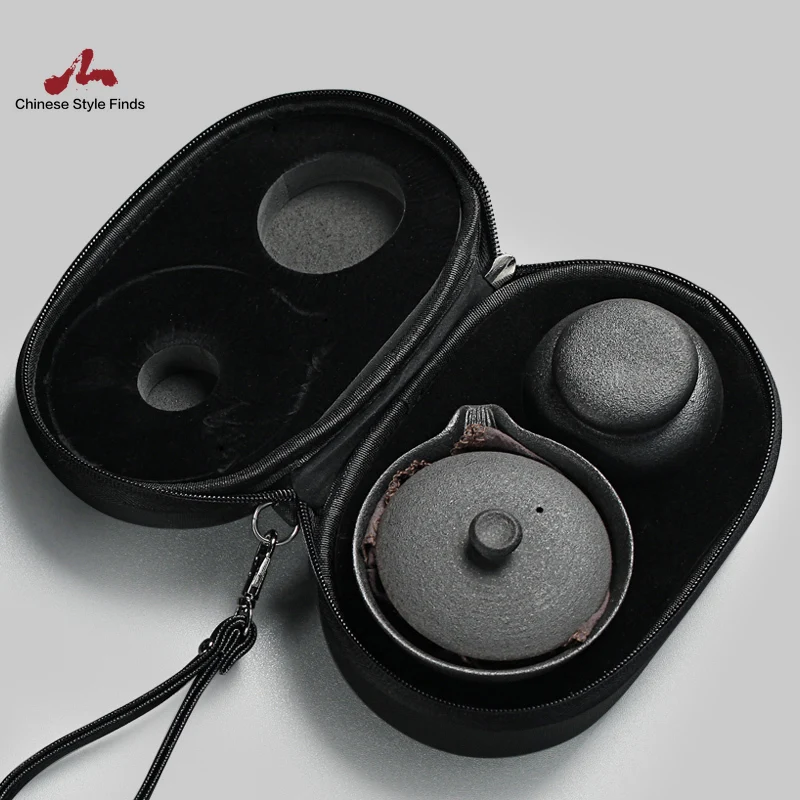 Чайный набор японский и китайский керамический чайник чайные чашки портативные