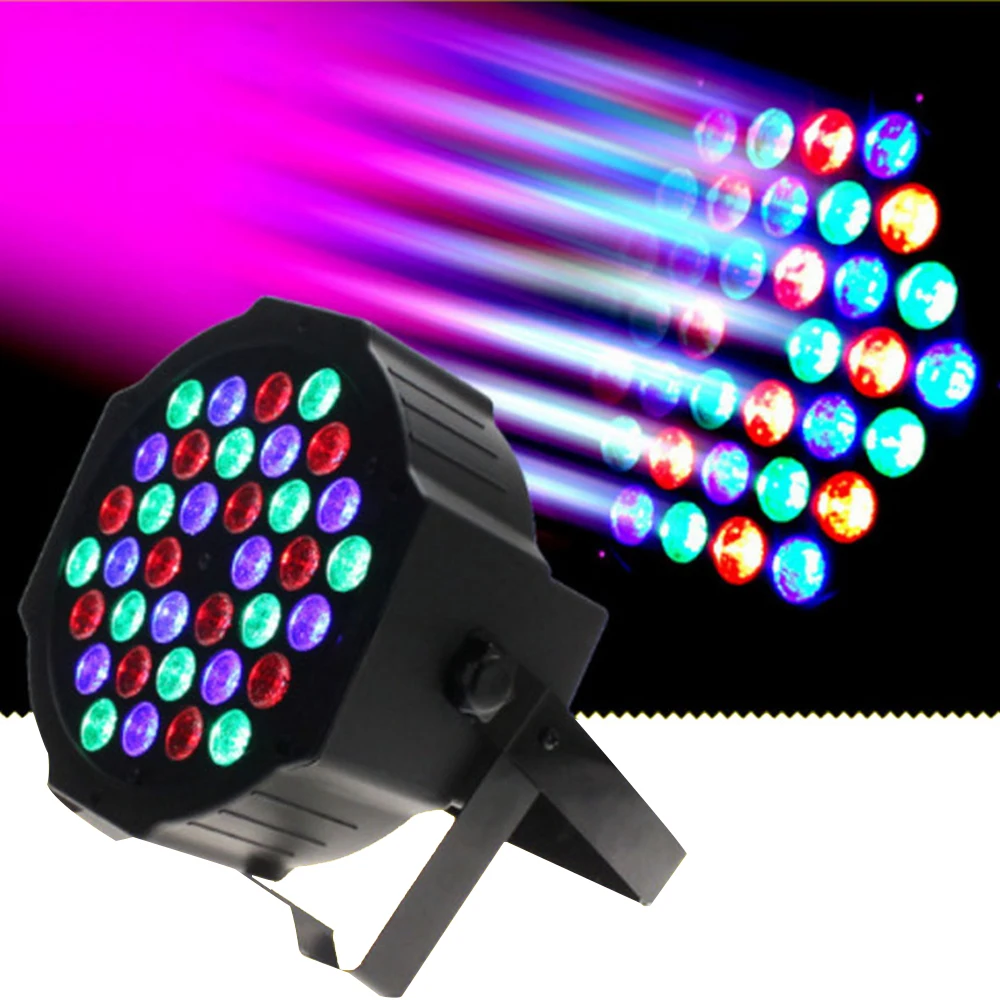 36 светодиодный одов Par Light s 36W DJ LED RGBW светильник RGB Wash Disco DMX Controller Effect For Small Paty KTV Stage