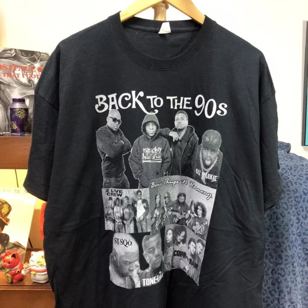 Винтажная футболка с надписью Naughty By Nature Bone Thug N Harmony 2 Live Crew Размер 2XL - купить по