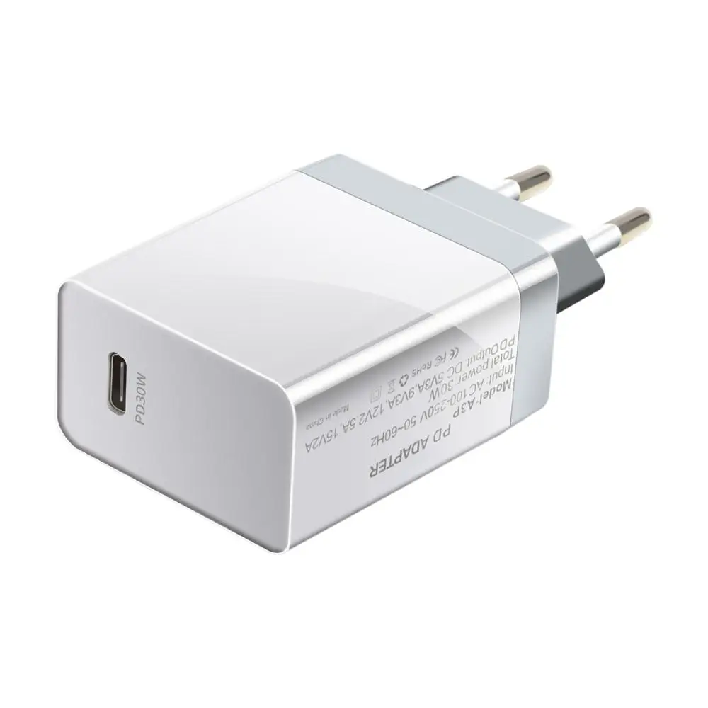 Grwibeou PD Charger 30W USB Type C Fast Charging for Phone 8 11 QC3.0 Quick Charge 4.0 3.0 QC | Электроника