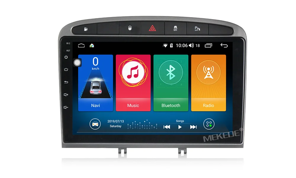 MEKEDE 9853 4G LTE Android 9 4 Гб 64 ГБ Автомобильный мультимедийный плеер для peugeot 408 для peugeot 308 308SW аудио Радио стерео головное устройство
