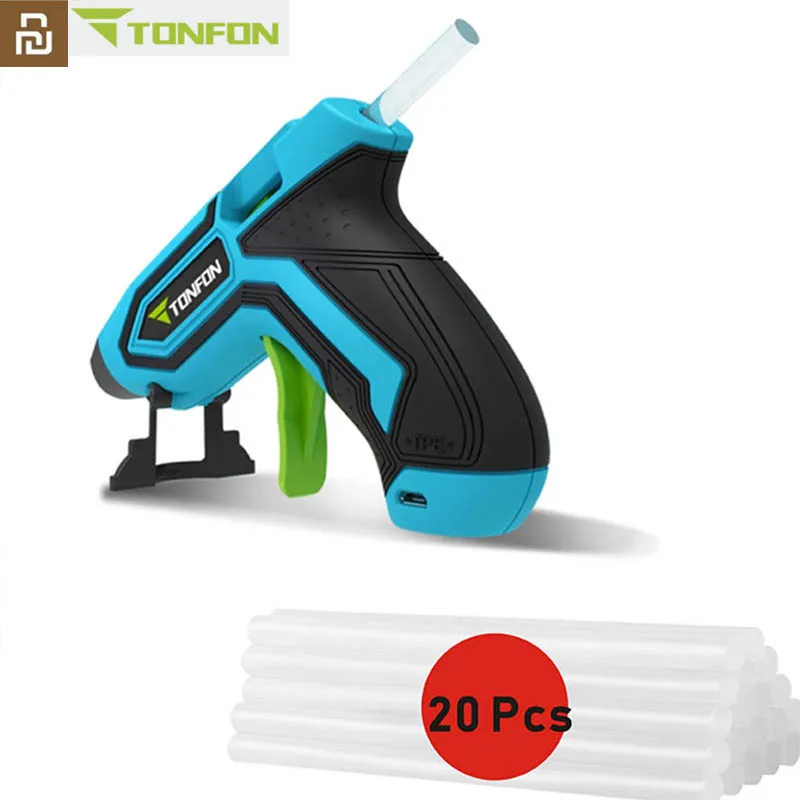 Оригинальный Youpin Tonfon 3 6 V аккумуляторная горячего расплава клея Пистолеты USB