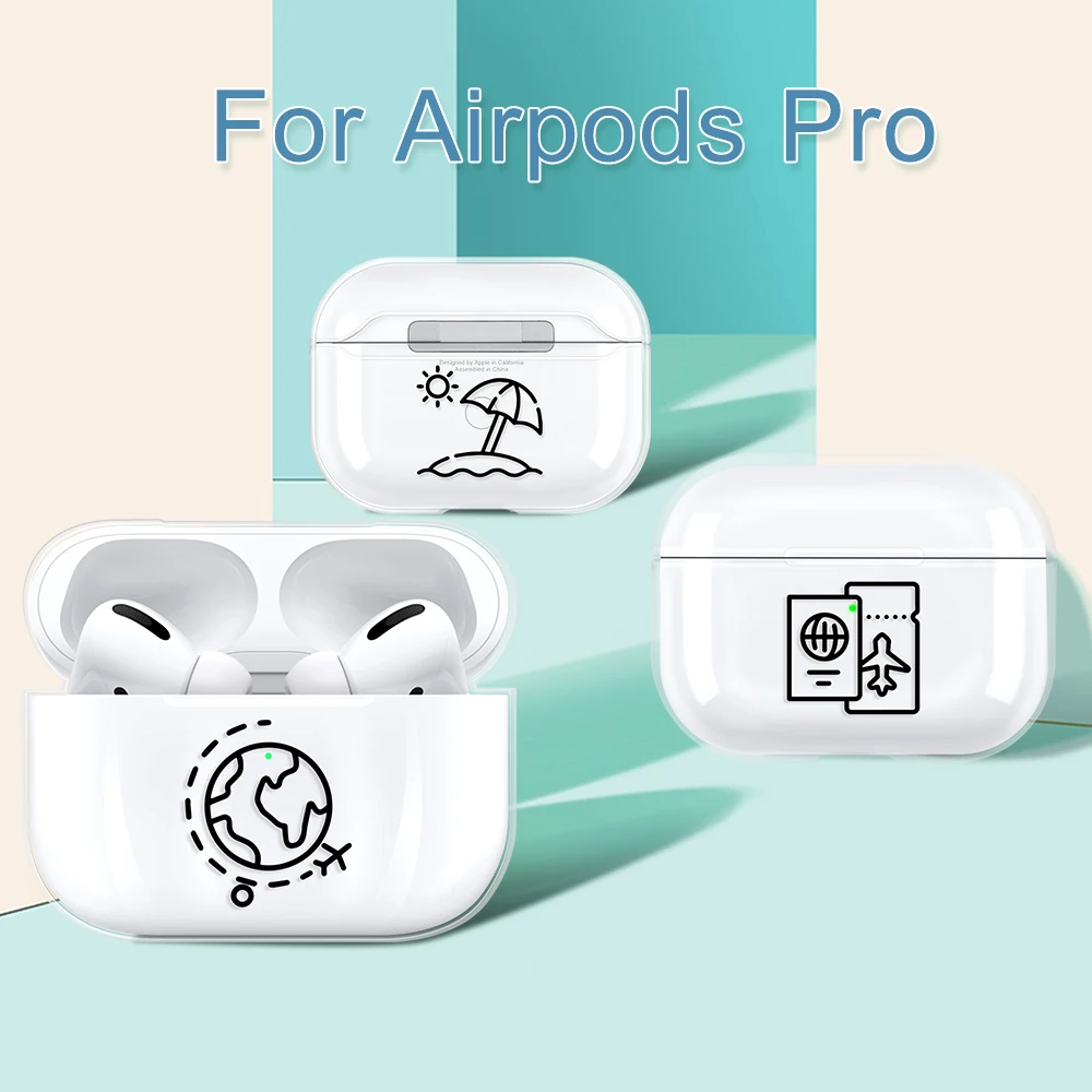 Новый беспроводной Bluetooth чехол для AirPods Pro Чехол s наушников Apple airpods 3 шт. жесткий