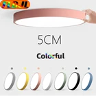 Ультратонкий Светодиодный потолочный светильник, Современная Большая лампа с широким освещением для гостиной и спальни