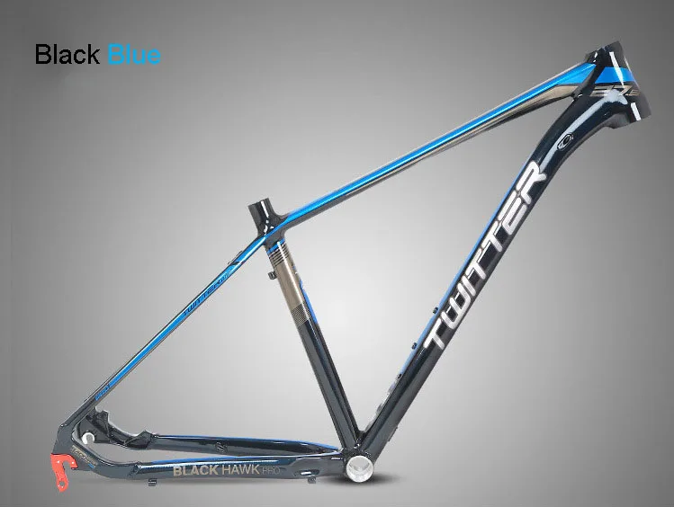 27.5 Black Blue Твиттер Black Hawk AL7005 рамка 27,5 29er усиленный XC рычаг для Mtb сверкающий Обесцвечивающий краской кабель прокладки внутренней - Цвет: 27.5 Black Blue