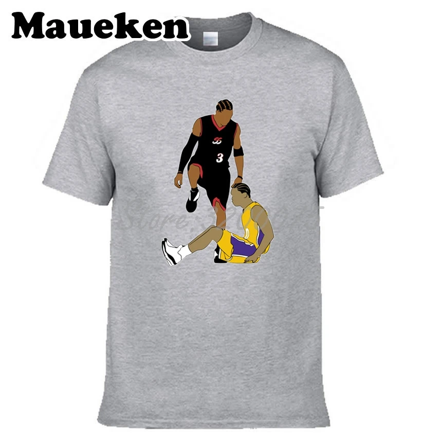 Мужская футболка с надписью The Answer Allen Iverson 3 Span Tyronn Lue круглым вырезом W19102315 | одежда