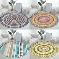 household printing pattern carpet childrens play mat living room coffee table mat bedroom decoration rug non slip bath mat