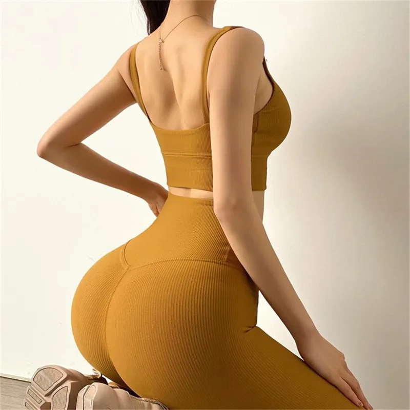 

High Stretch Sports Bra Women Fitness Underwear Running Gym Sport wear Sexy Workout High Impact Push-up Yoga Crop Top