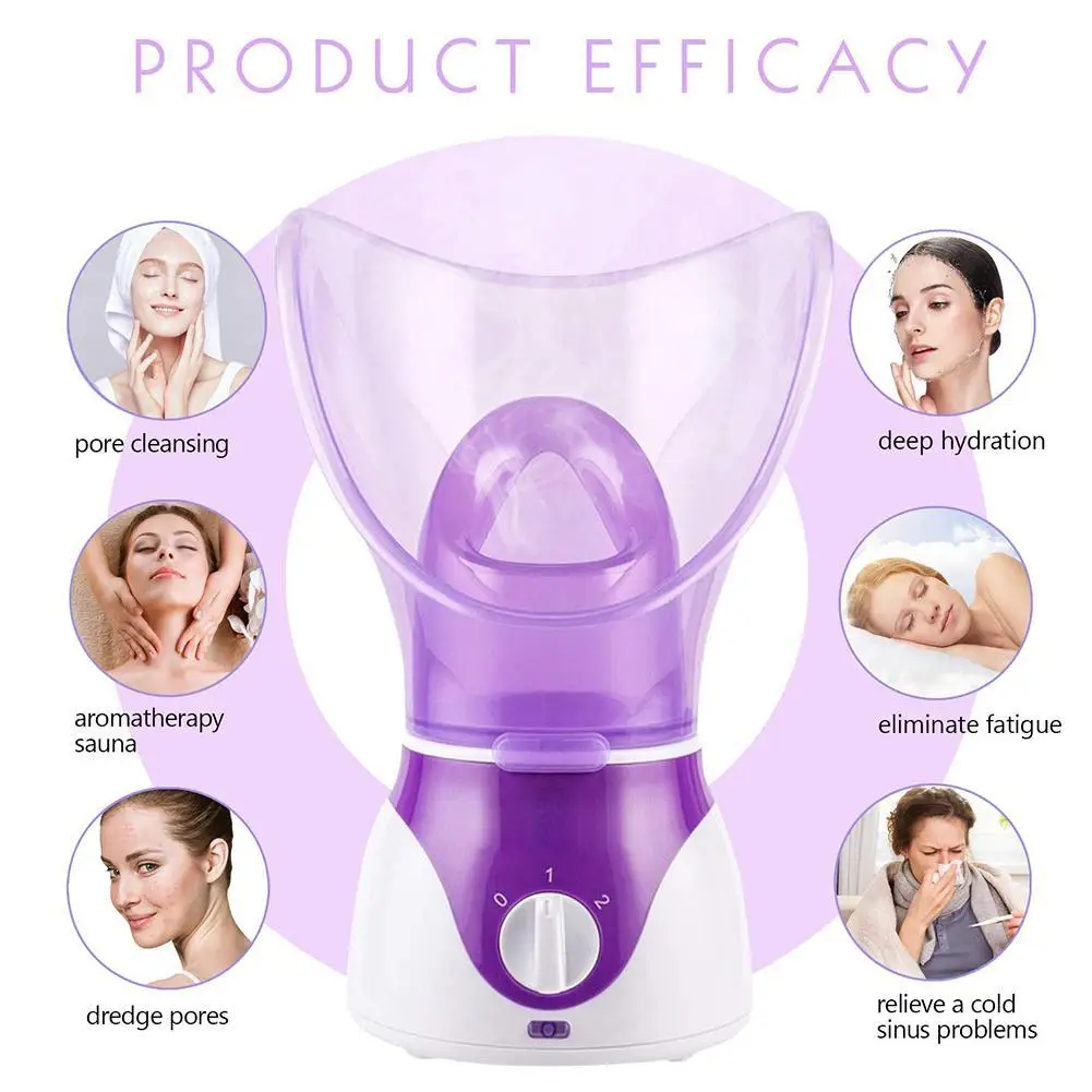 

Face Steamer Deep Cleanser Mist Steam Sprayer Promote Blood Drop Circulation Skin Shipping Vaporizer Spa D4I8