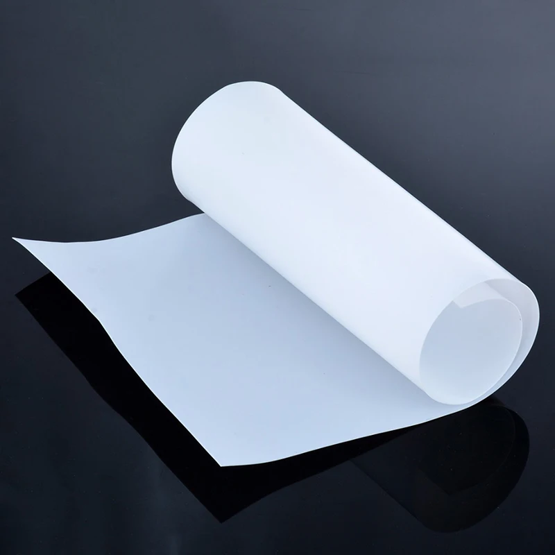 

1pcs white ptfe film, high strength and high temperature resistance 0.1x500x1000mm, used for compression molding extrusion proc