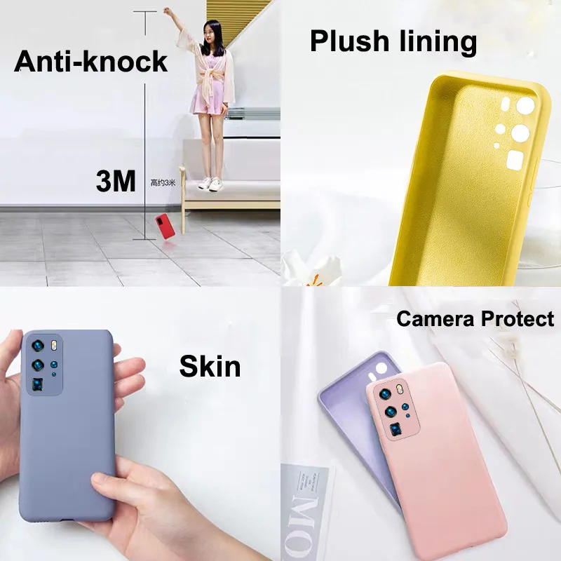 

for S20 Ultra S20 Plus S20 FE S20FE Case Liquid Silicone Soft Camera Protection Cover For Galaxy S20 Ultra Plus S20 FE