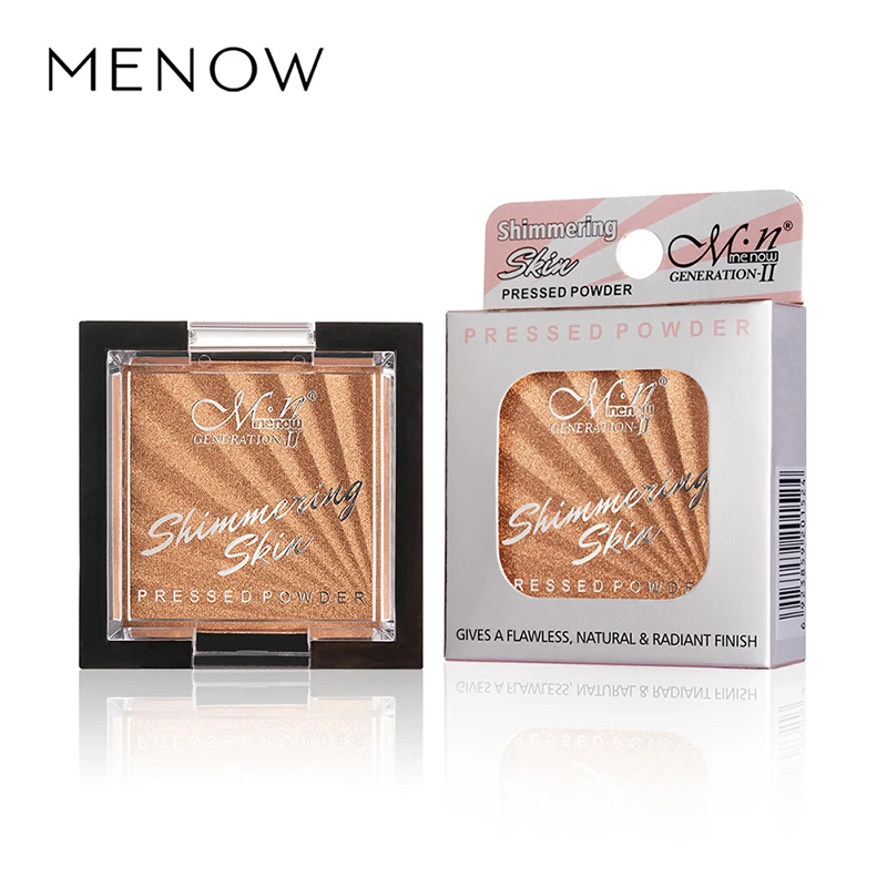 MENOW лицо хайлайтер бронзер пудра Макияж палитра 7 цветов Алмазные тени для носа