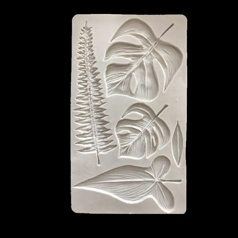 Тропическая тема инструмент для украшения тортов искусственная ладонь глина